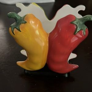 Chili pepper napkin holder